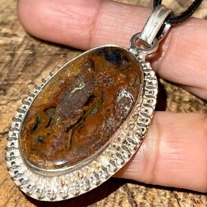 Petrified Wood Pendant 2 1/4”